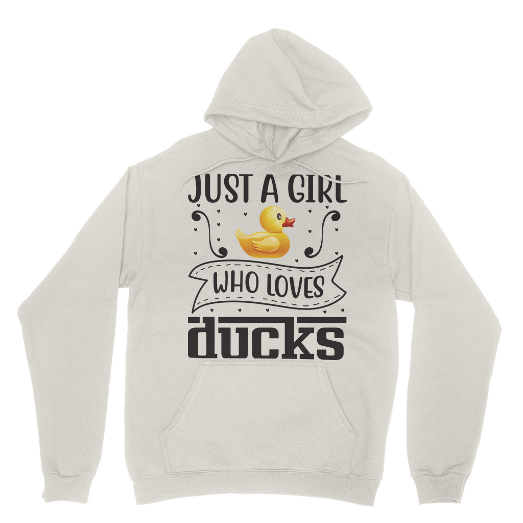 Just a Girl Who Loves Ducks Classic Adult Hoodie