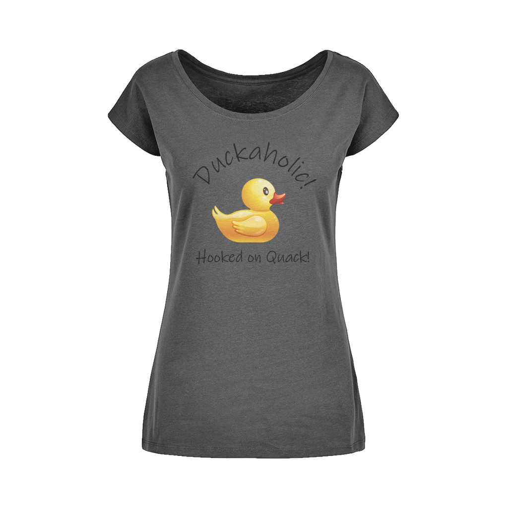 Duckaholic Wide Neck Womens T-Shirt XS-5XL
