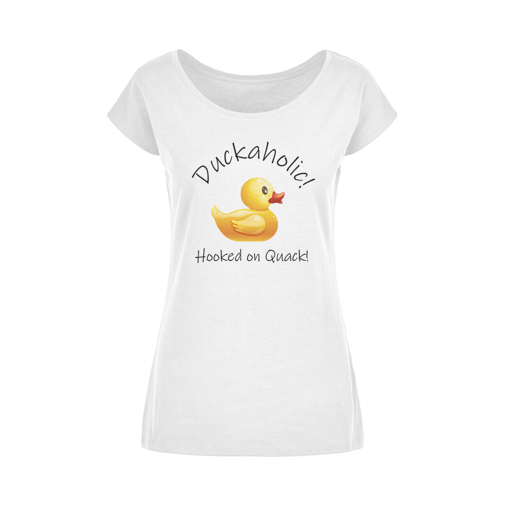 Duckaholic Wide Neck Womens T-Shirt XS-5XL