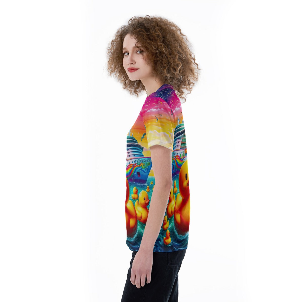 Women's Quacktastic Voyage: Sunset Splash