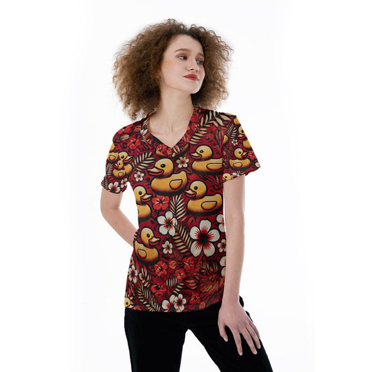 Volcano Vibes V-Neck Tee