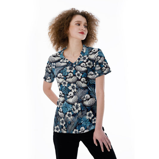 Ocean Breeze V-Neck Tee