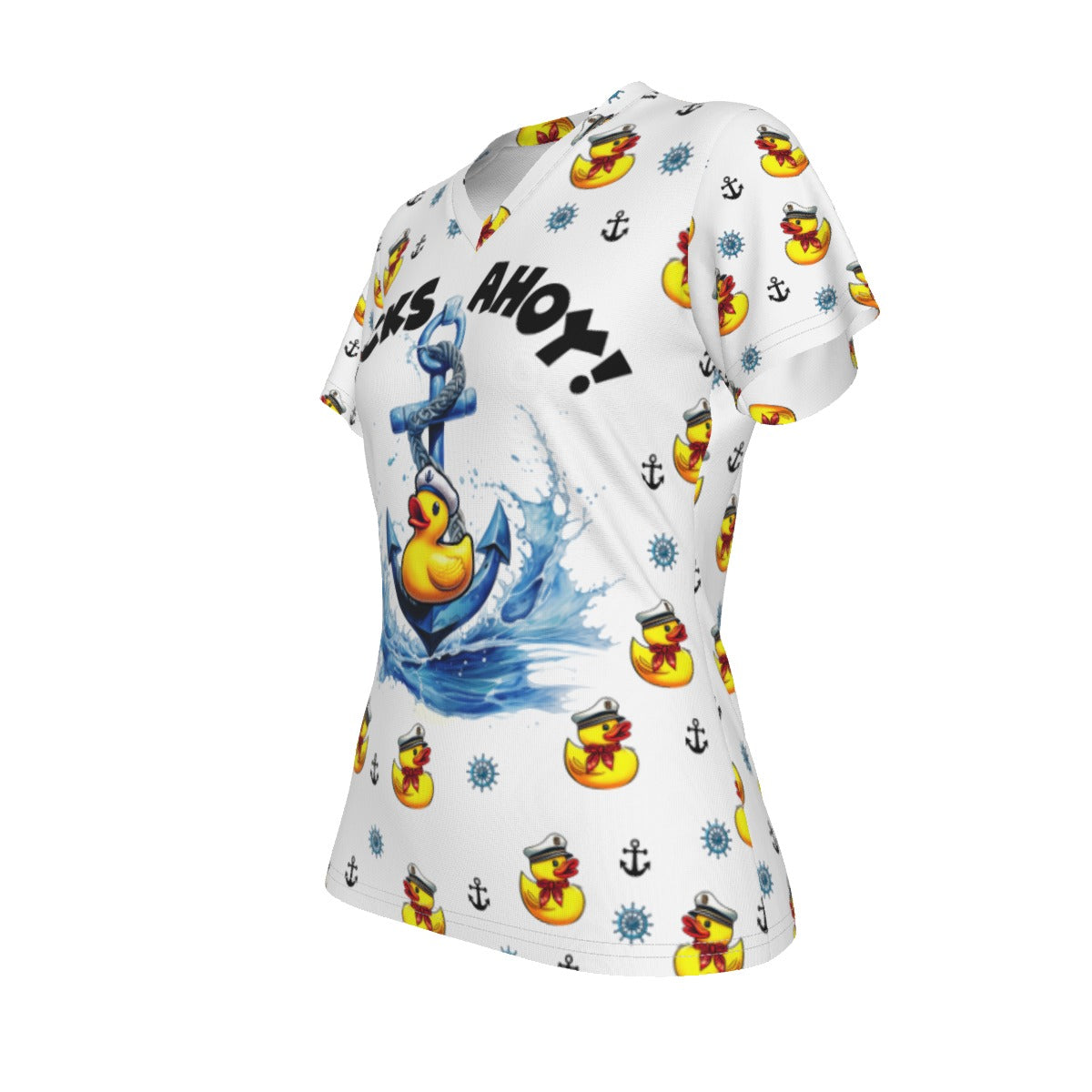 Ducks Ahoy Adventure V-Neck Tee