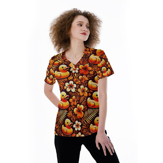 Sunset Paradise V-Neck Tee
