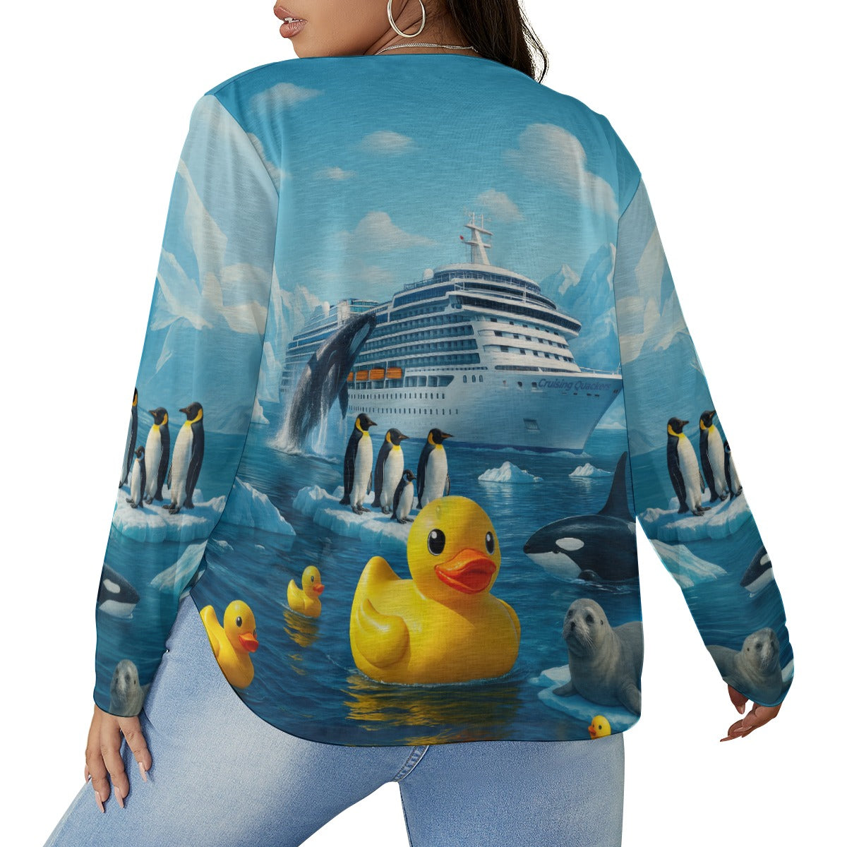 Antarctica Adventure Women's Long Sleeve T-Shirt