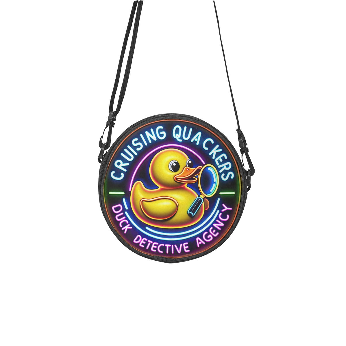 Cruising Quackers Duck Detective Agency Round Satchel