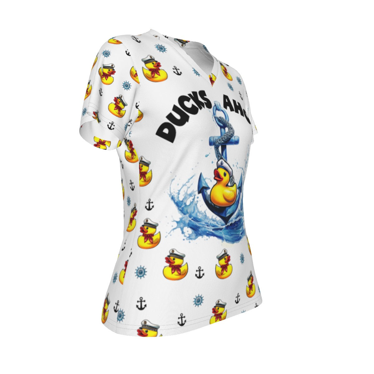 Ducks Ahoy Adventure V-Neck Tee