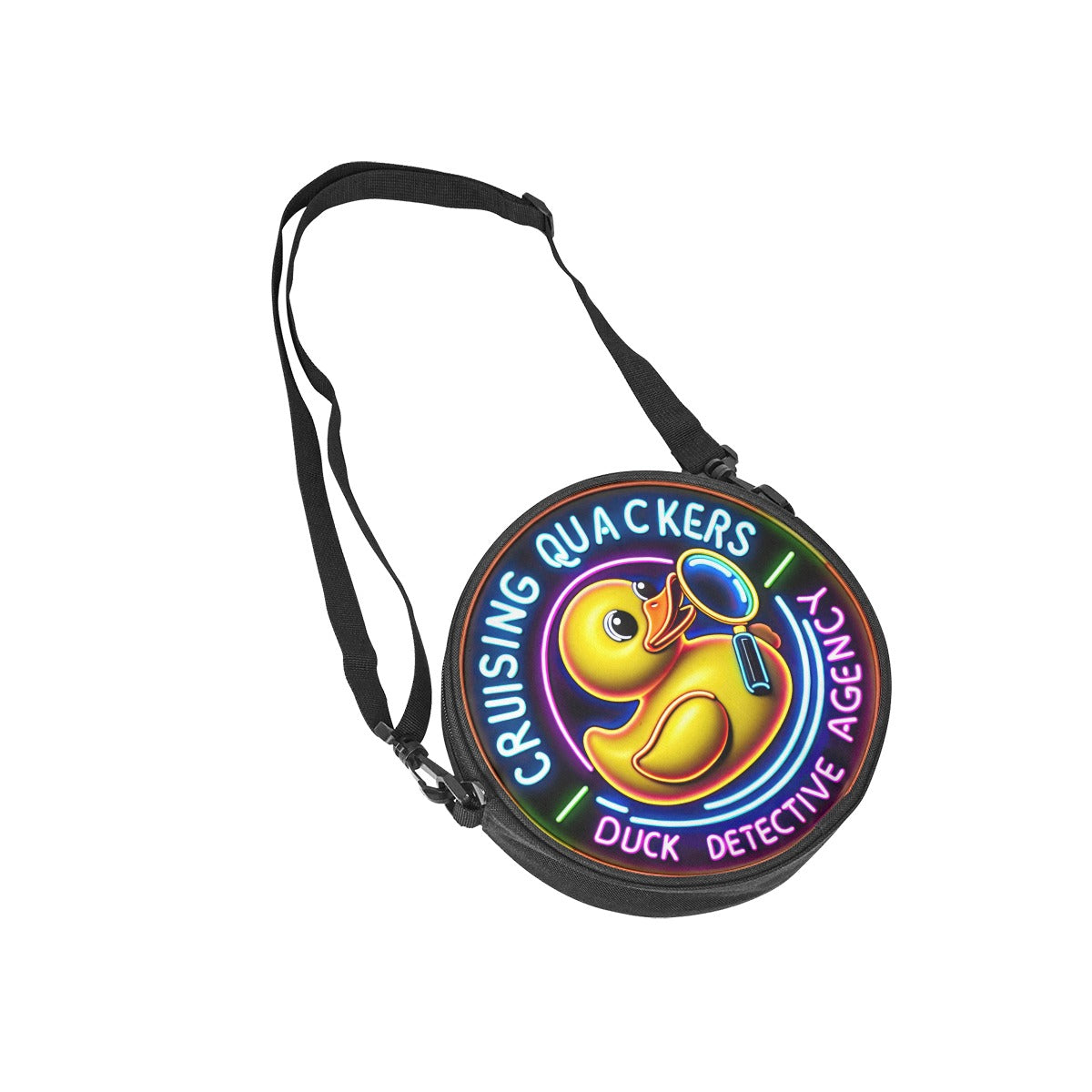 Cruising Quackers Duck Detective Agency Round Satchel