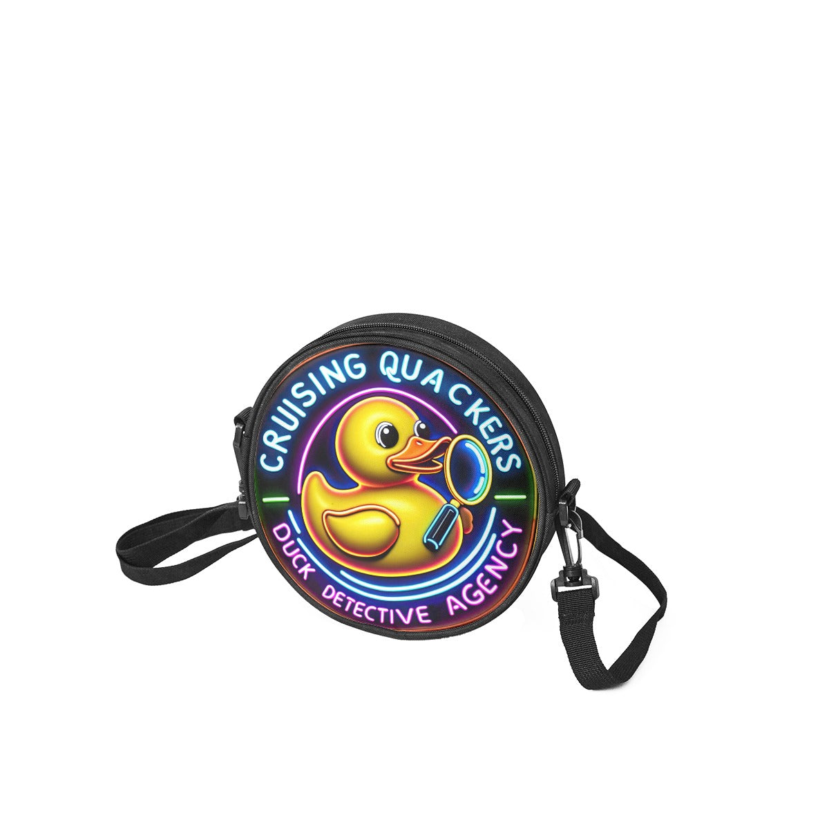 Cruising Quackers Duck Detective Agency Round Satchel