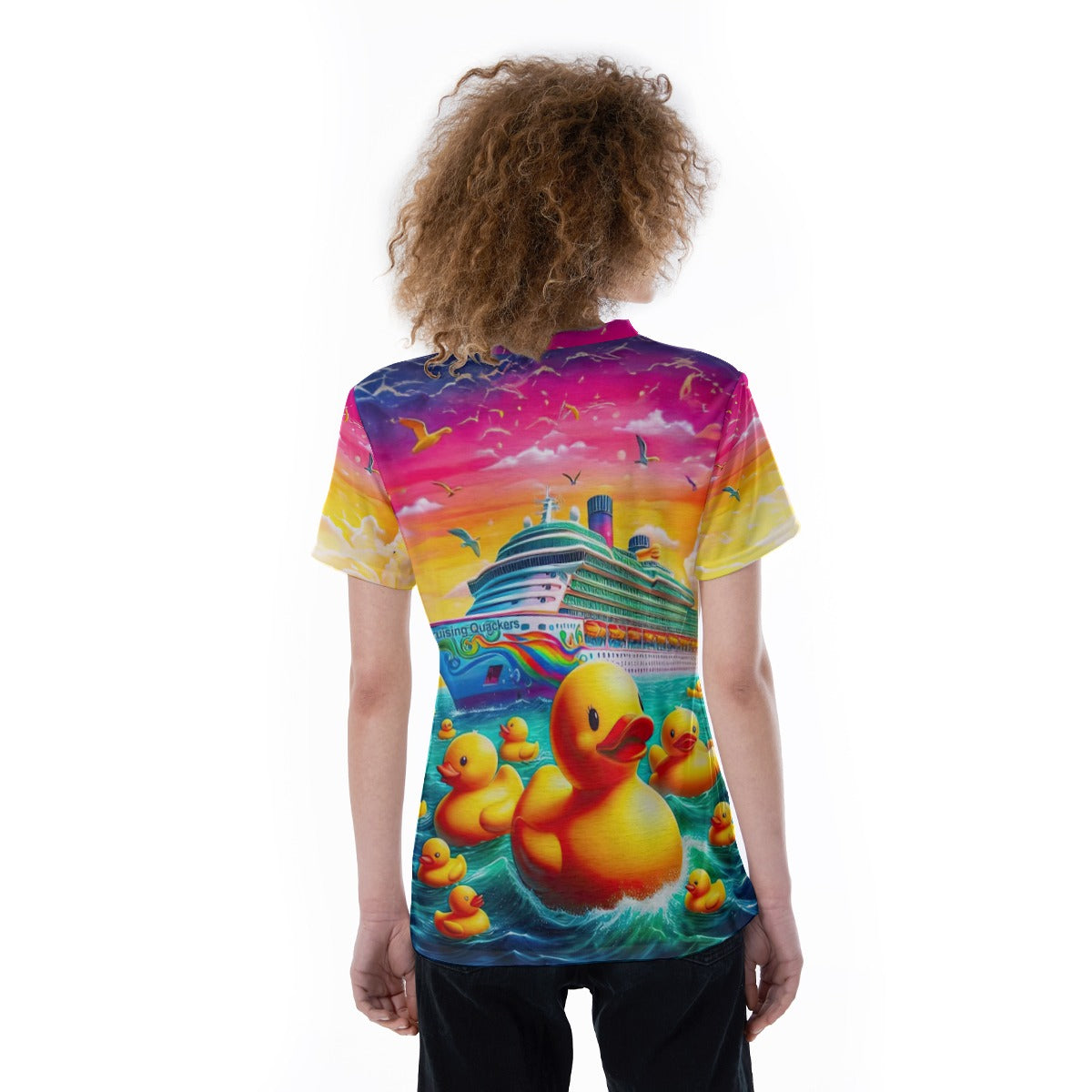 Women's Quacktastic Voyage: Sunset Splash