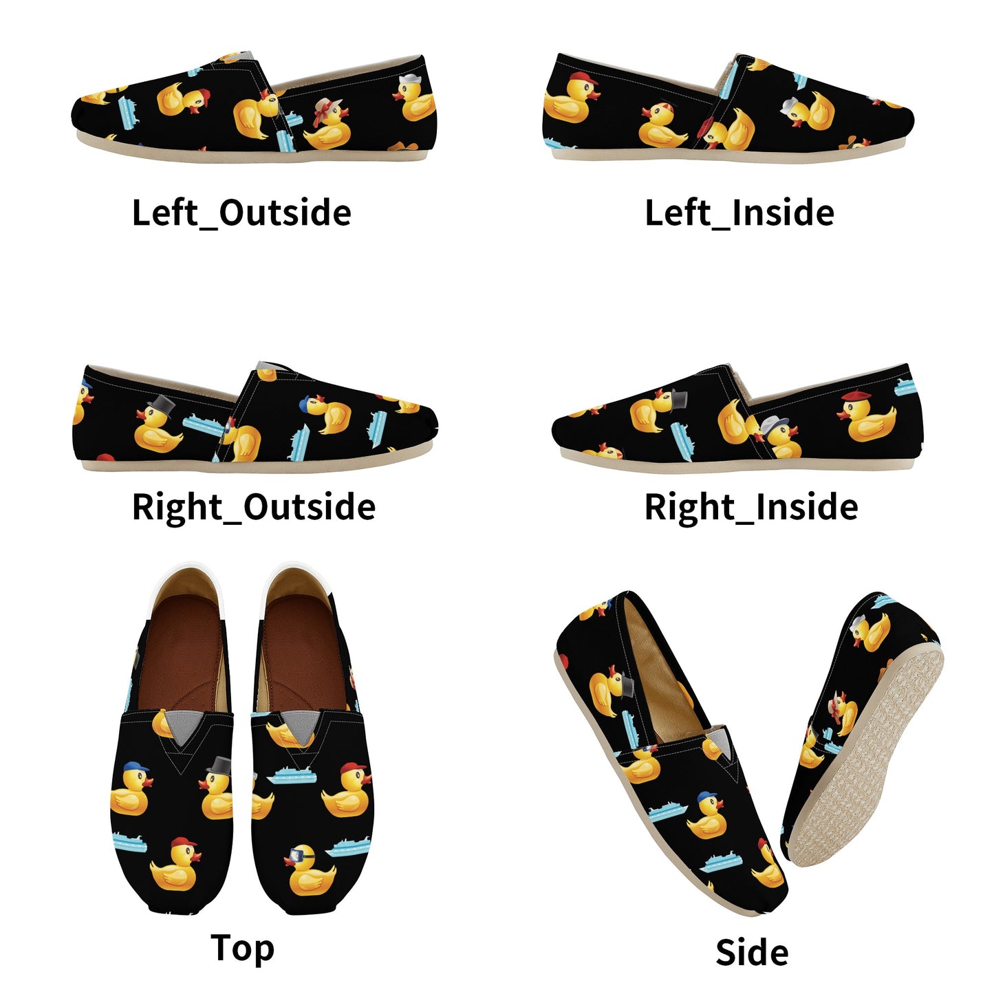 Just Ducky Womens Casual Shoes -Black