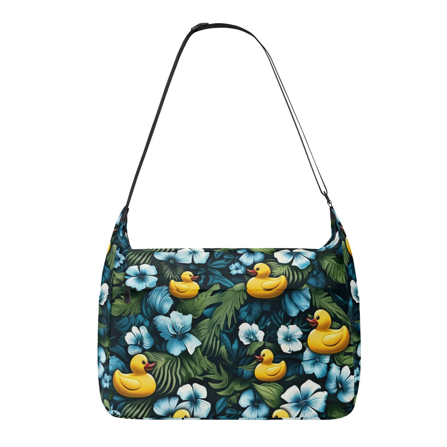 Royal Blue Hawaiian Messenger Bag