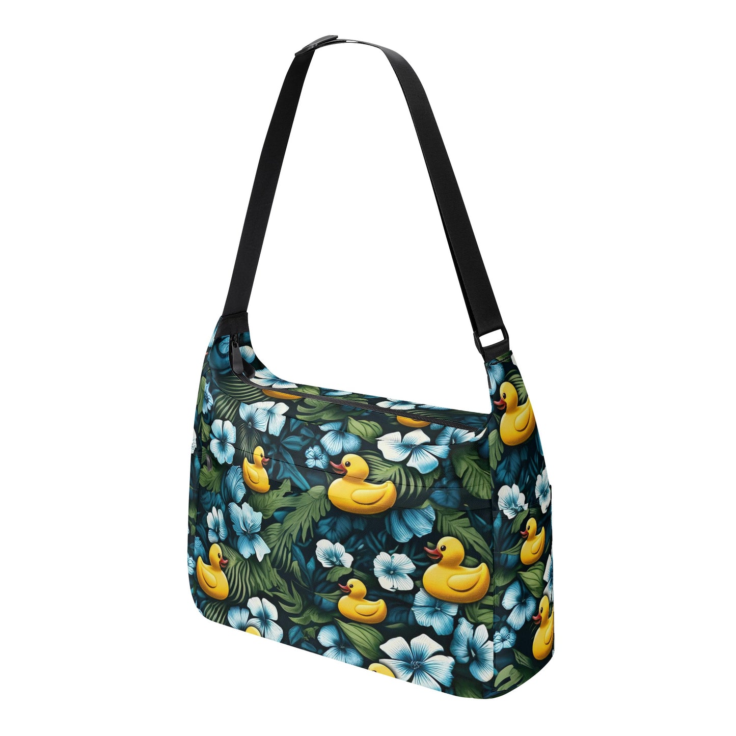 Royal Blue Hawaiian Messenger Bag