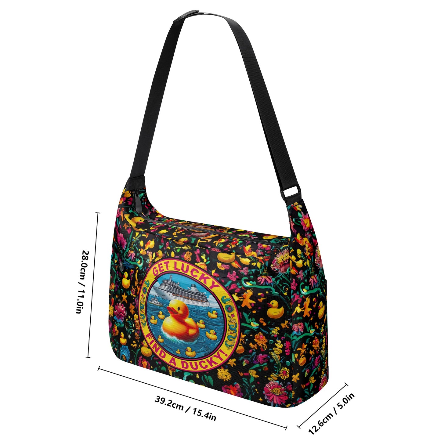 Get Lucky, Find a Ducky Messenger Bag