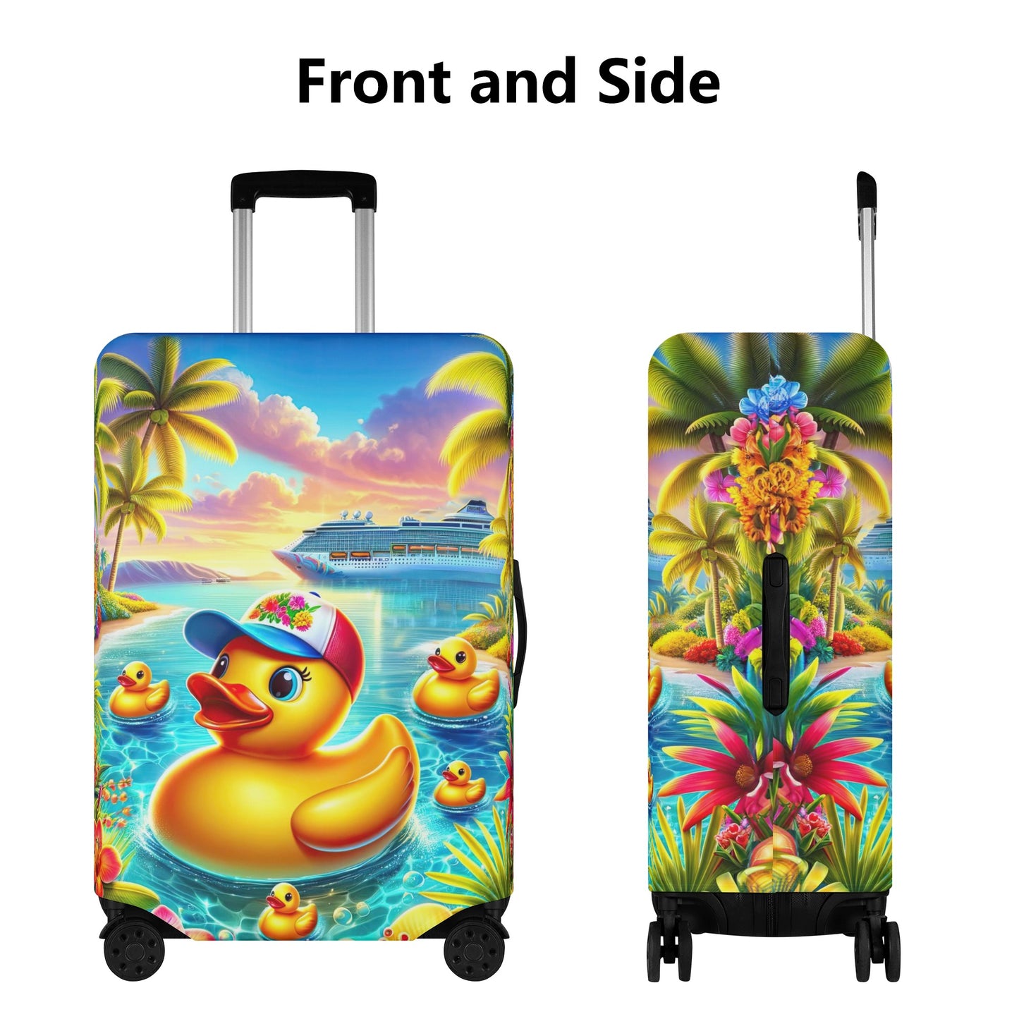 Sundown Splash Luggage Cover