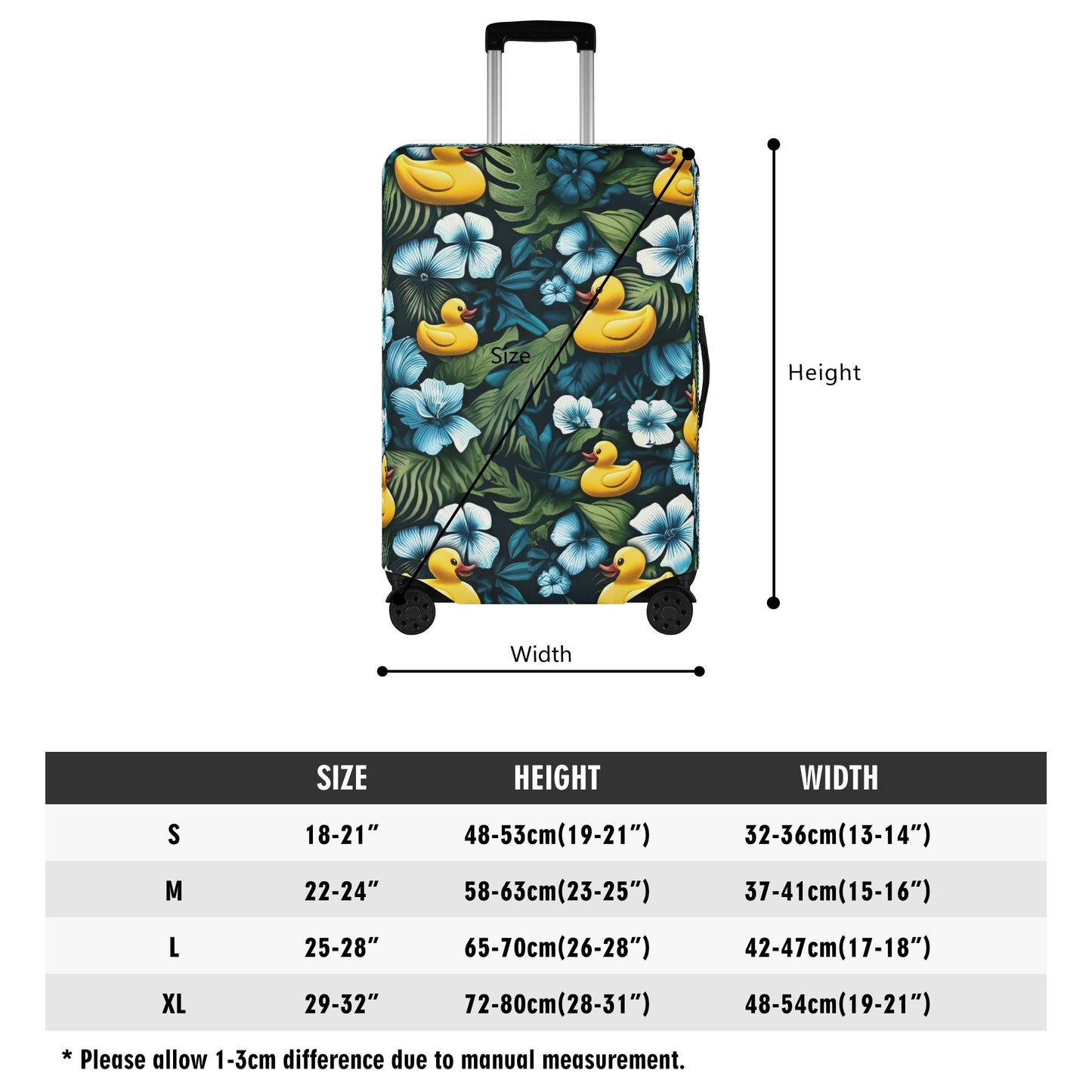 Ducky Royal Blue Luggage Cover