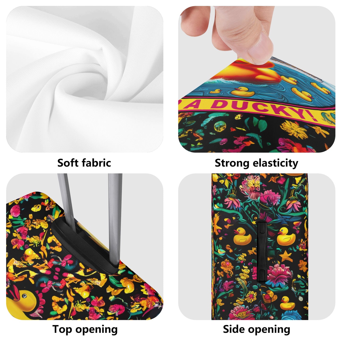 Get Lucky, Find a Ducky Luggage Cover