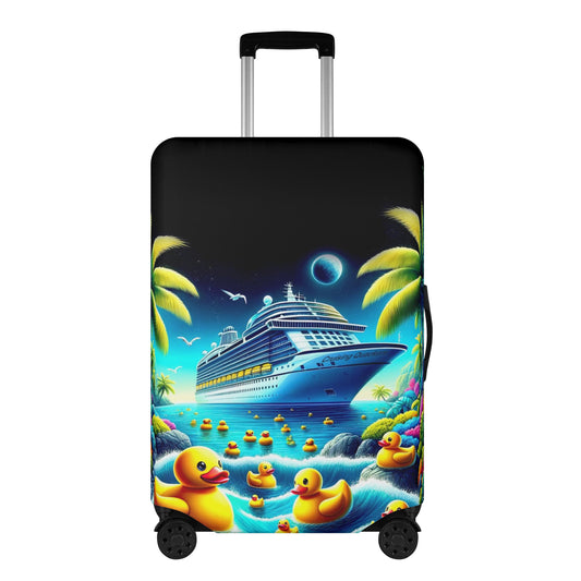 Midnight Marina Duck Hideaway Luggage Cover