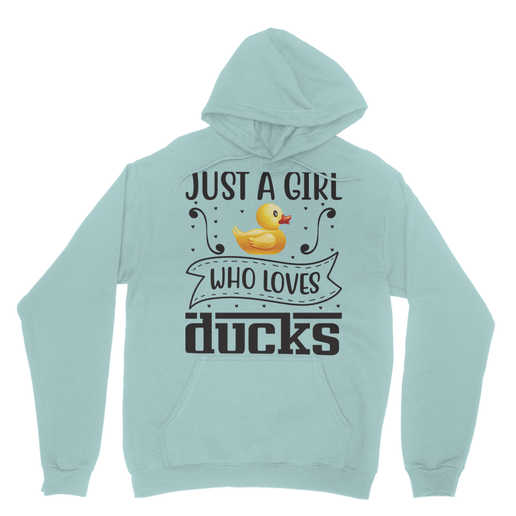 Just a Girl Who Loves Ducks Classic Adult Hoodie