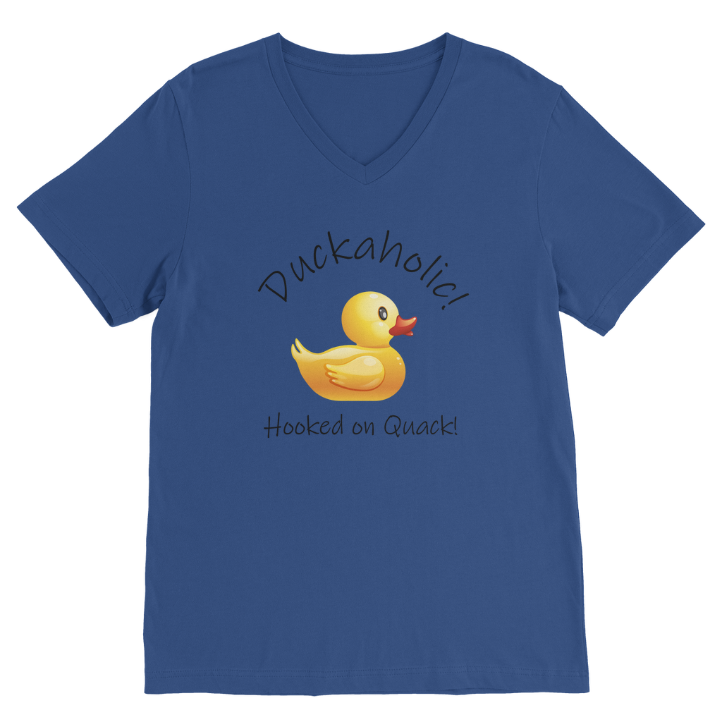 Duckaholic Classic V-Neck T-Shirt