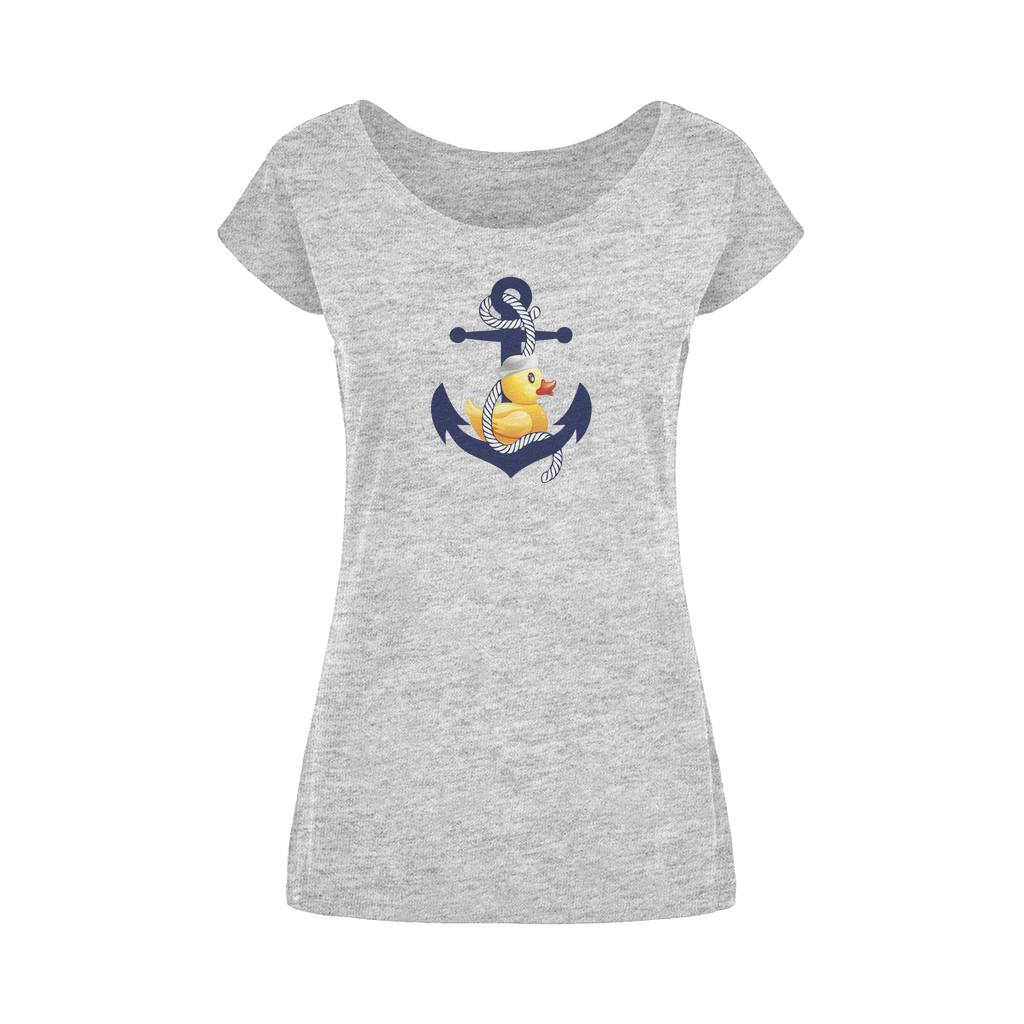 Ahoy Ducky Wide Neck Womens T-Shirt XS-5XL