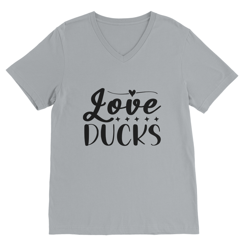 Love Ducks Classic V-Neck T-Shirt