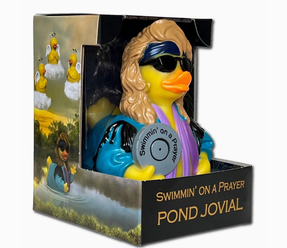 Pond Jovial - Swimmin' On A Prayer Collectible Rubber Duck