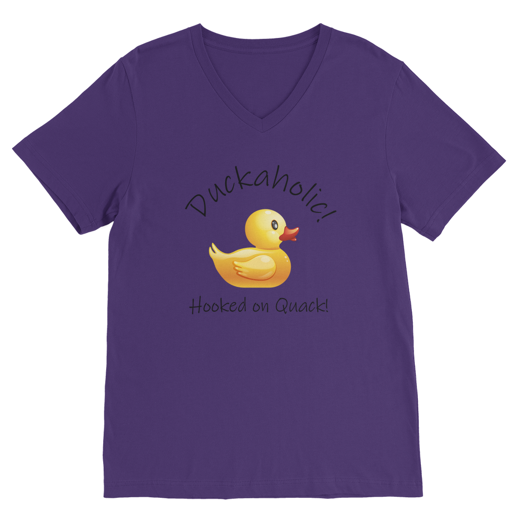 Duckaholic Classic V-Neck T-Shirt