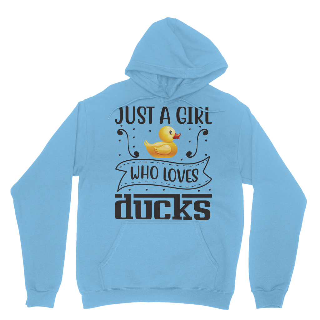 Just a Girl Who Loves Ducks Classic Adult Hoodie