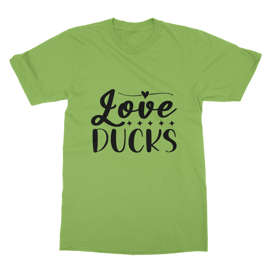Love Ducks Classic Adult T-Shirt