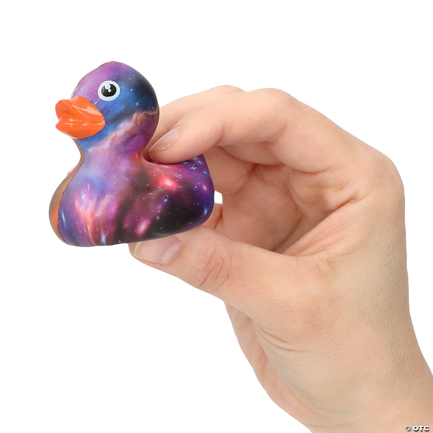 Bright Color Swirl Galaxy Vinyl Rubber Ducks - by the dozen