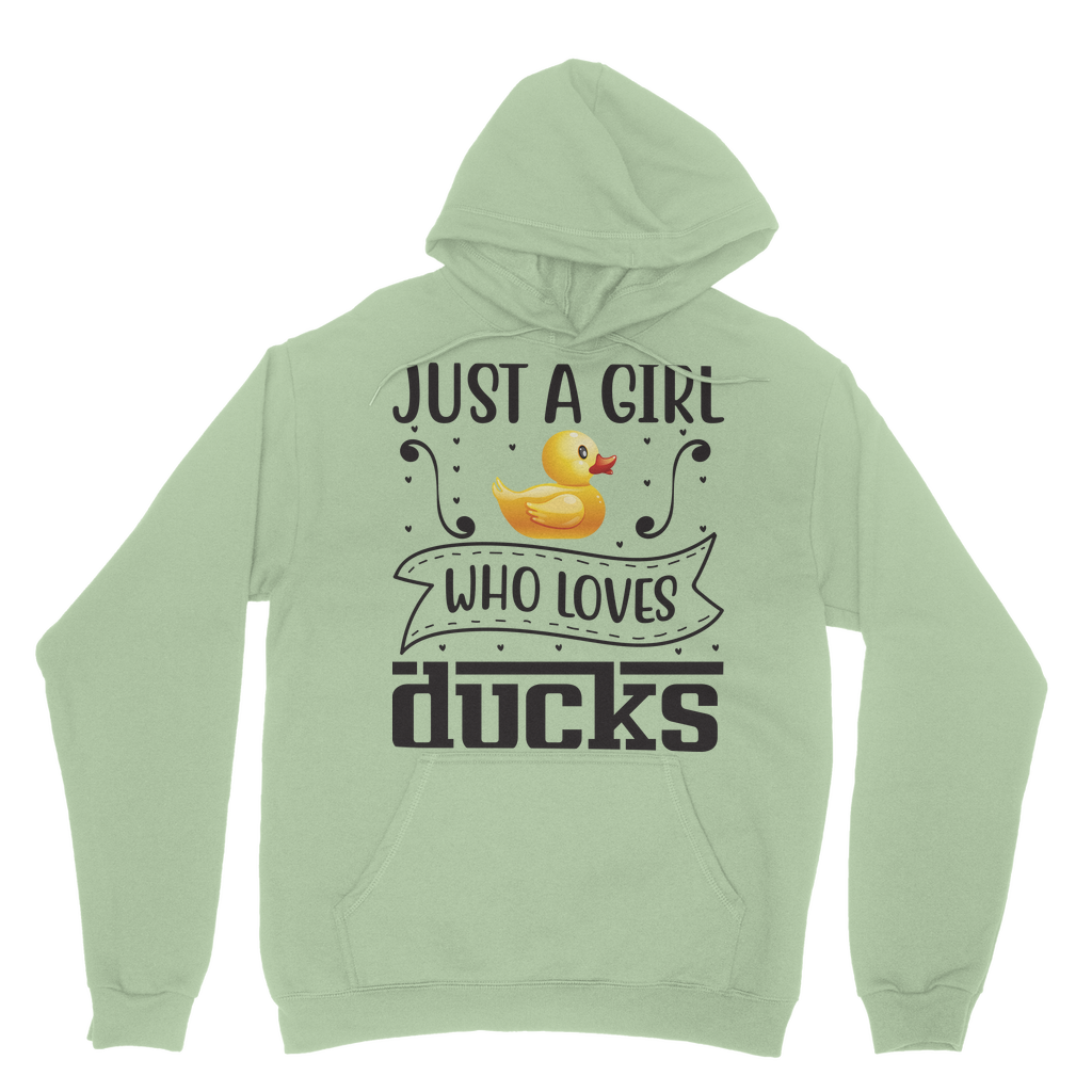 Just a Girl Who Loves Ducks Classic Adult Hoodie