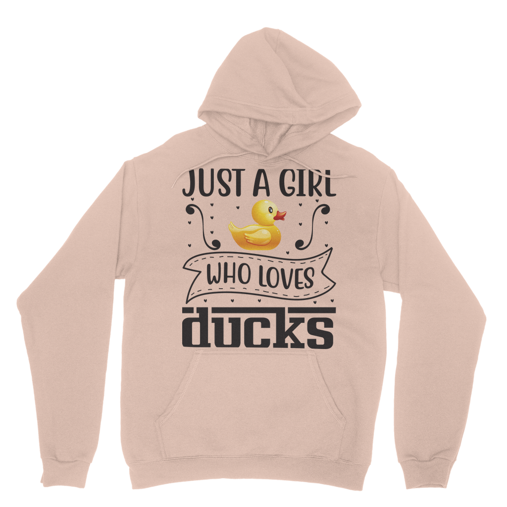 Just a Girl Who Loves Ducks Classic Adult Hoodie