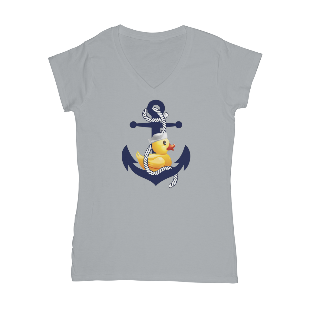 Ahoy Ducky Classic Women's V-Neck T-Shirt