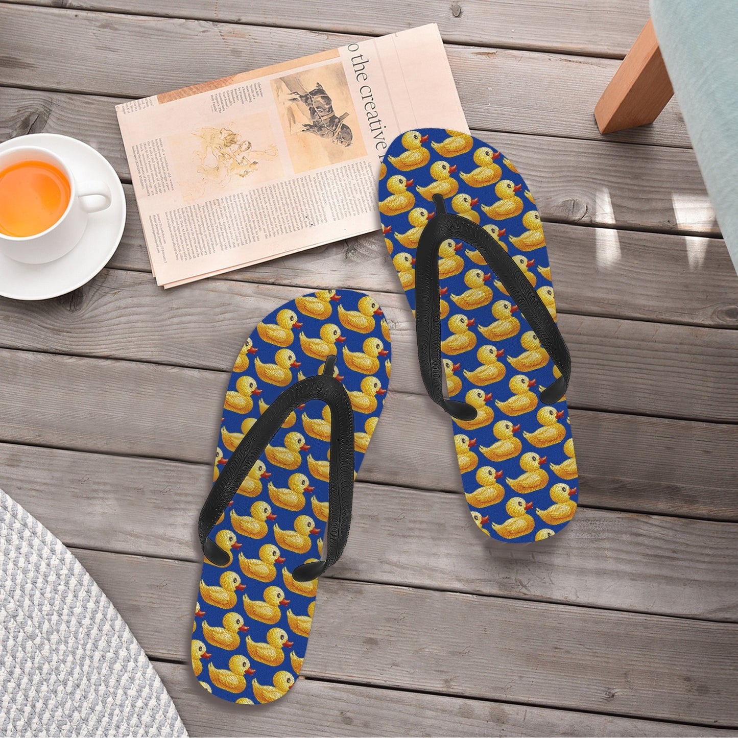 Ducky Ducky Adult Flip Flops