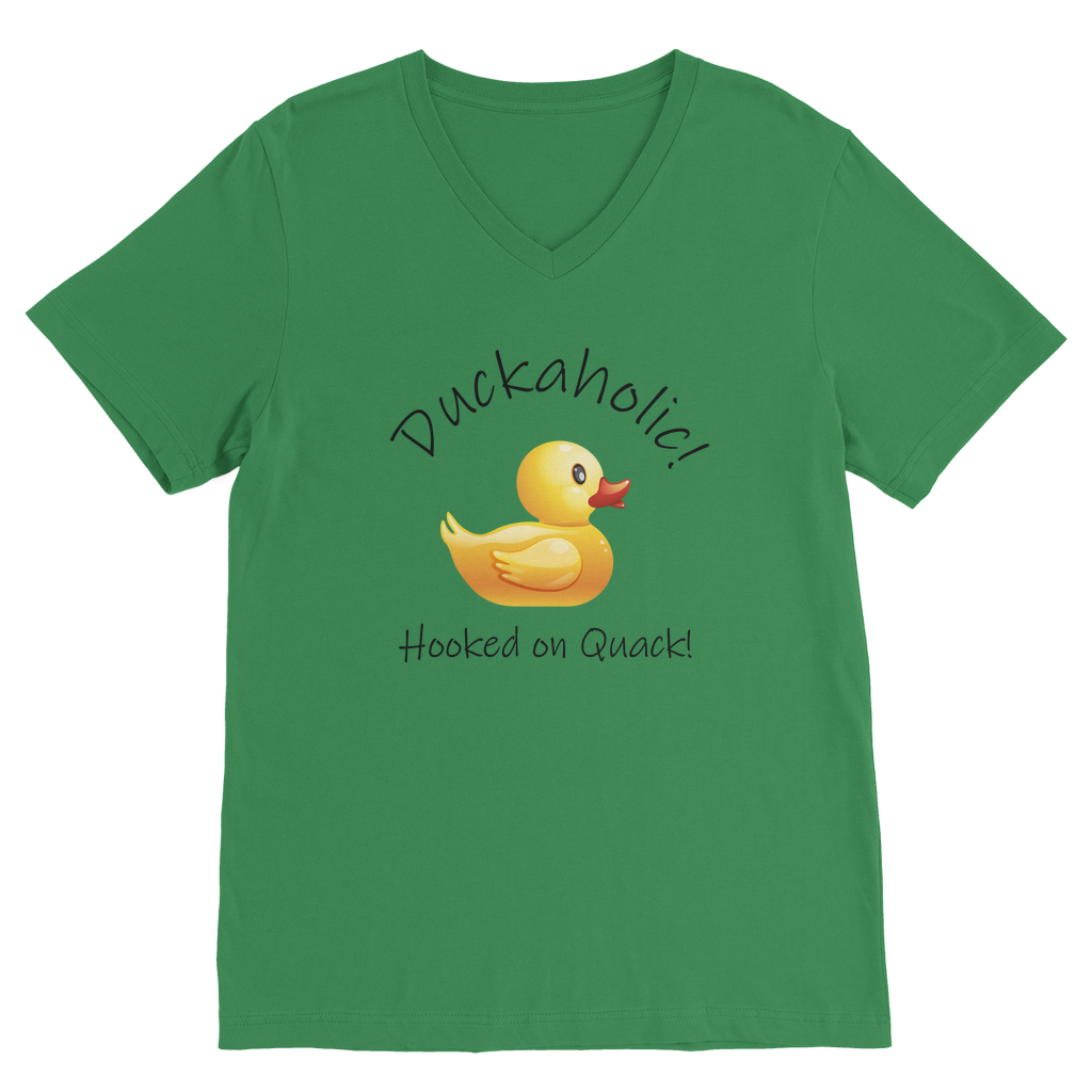 Duckaholic Classic V-Neck T-Shirt