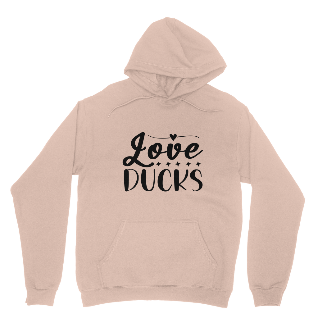 Love Ducks Classic Adult Hoodie