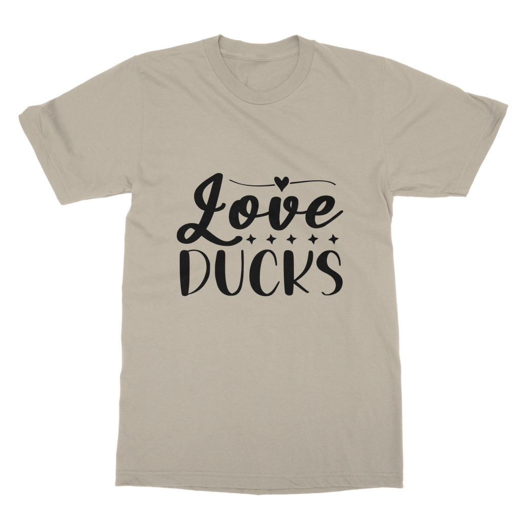 Love Ducks Classic Adult T-Shirt