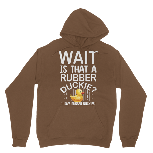 Wait! Is That a Rubber Duckie? Classic Adult Hoodie