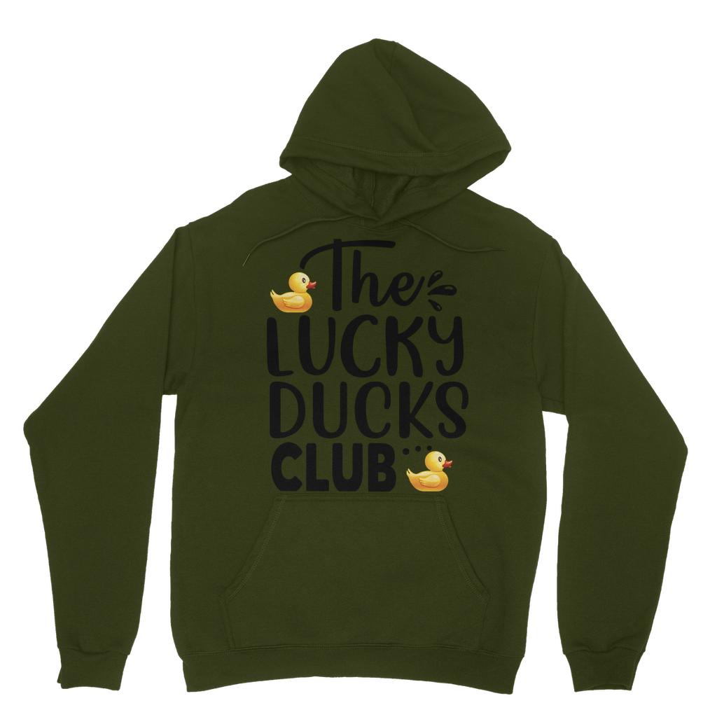 Lucky Ducks Club Classic Adult Hoodie