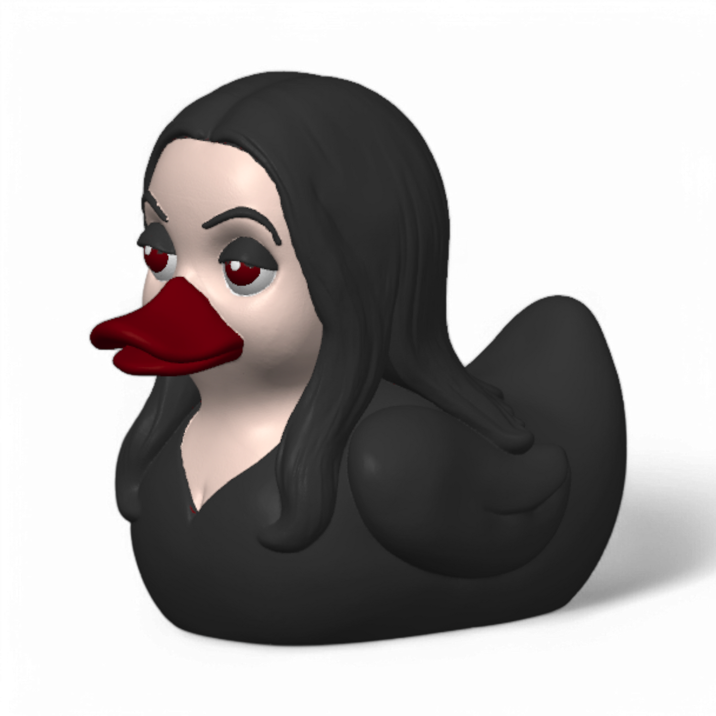Morticia Addams Duck