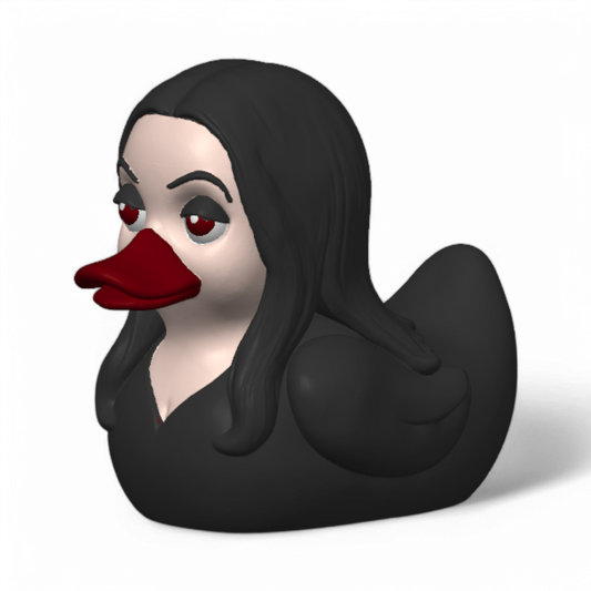Morticia Addams Duck