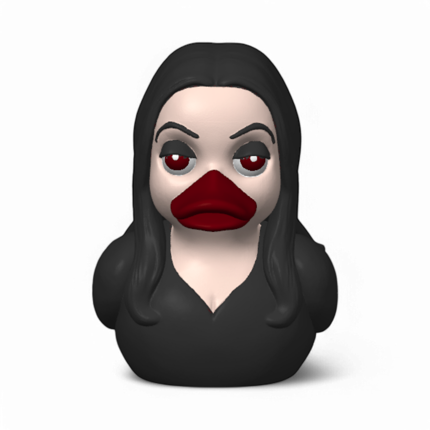 Morticia Addams Duck