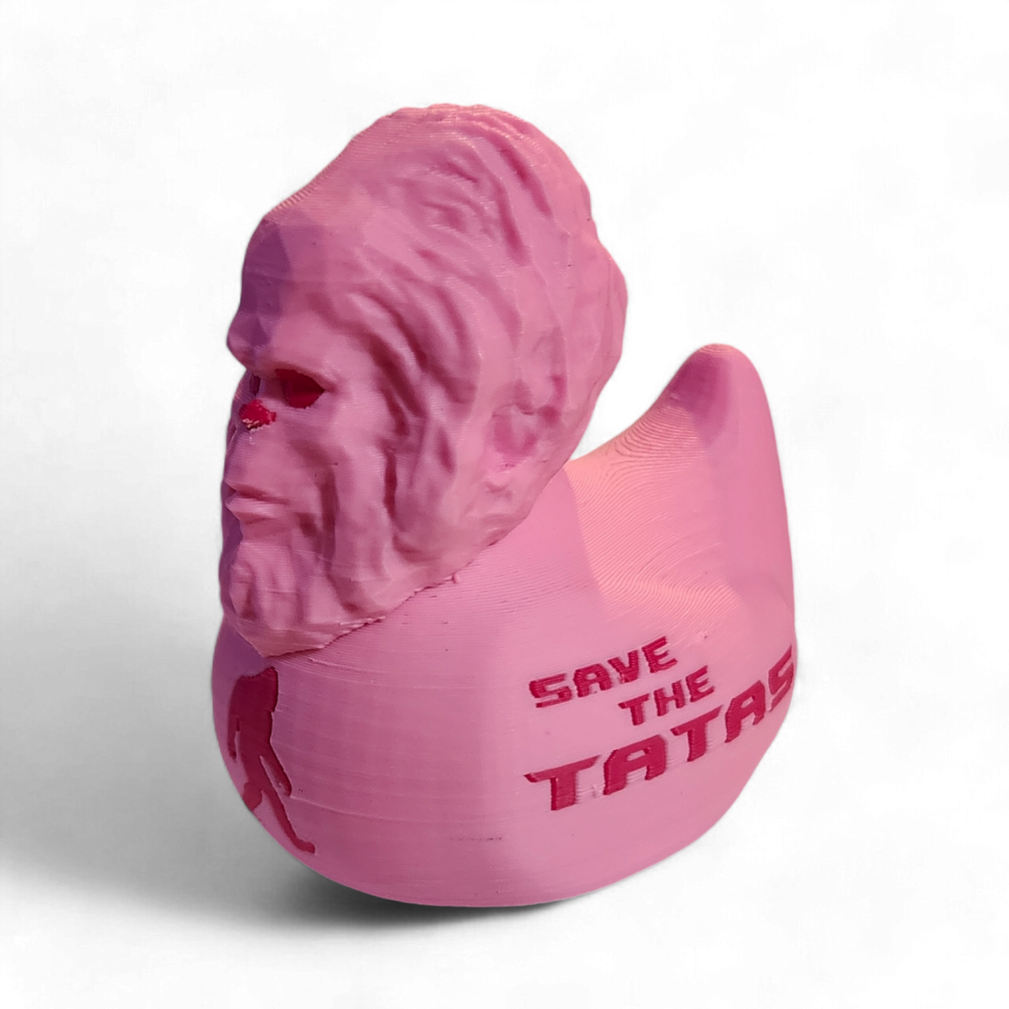 Bigfoot Save the Tatas Breast Cancer Awareness Duck