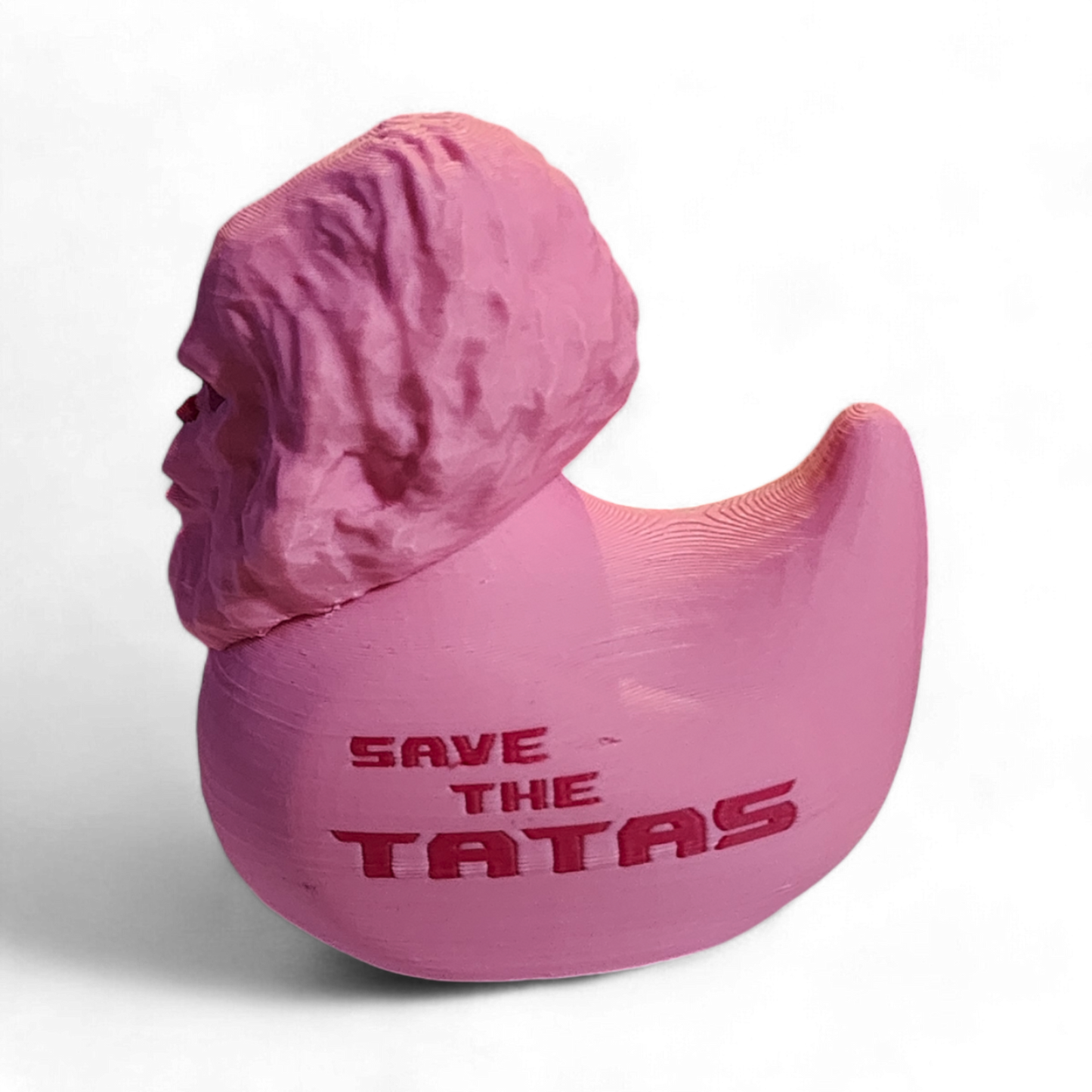 Bigfoot Save the Tatas Breast Cancer Awareness Duck