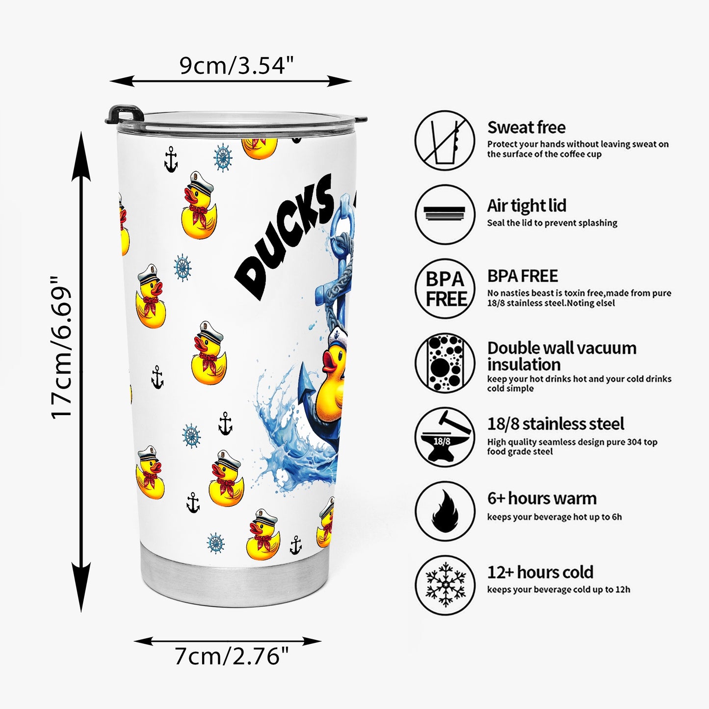 Ducks Ahoy Adventure Stainless Steel Tumblers