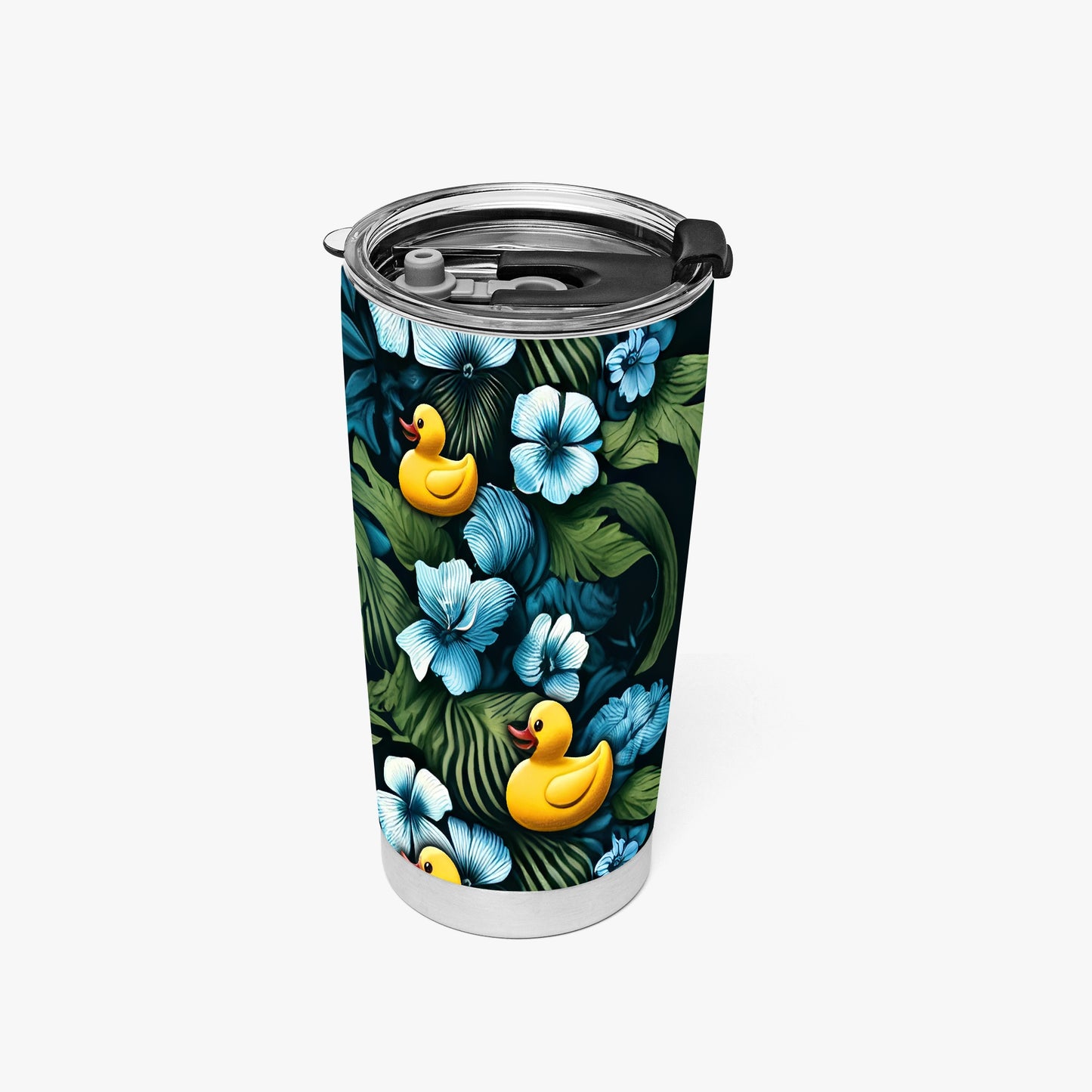 Ducky Royal Blue Hawaiian Stainless Steel Tumblers
