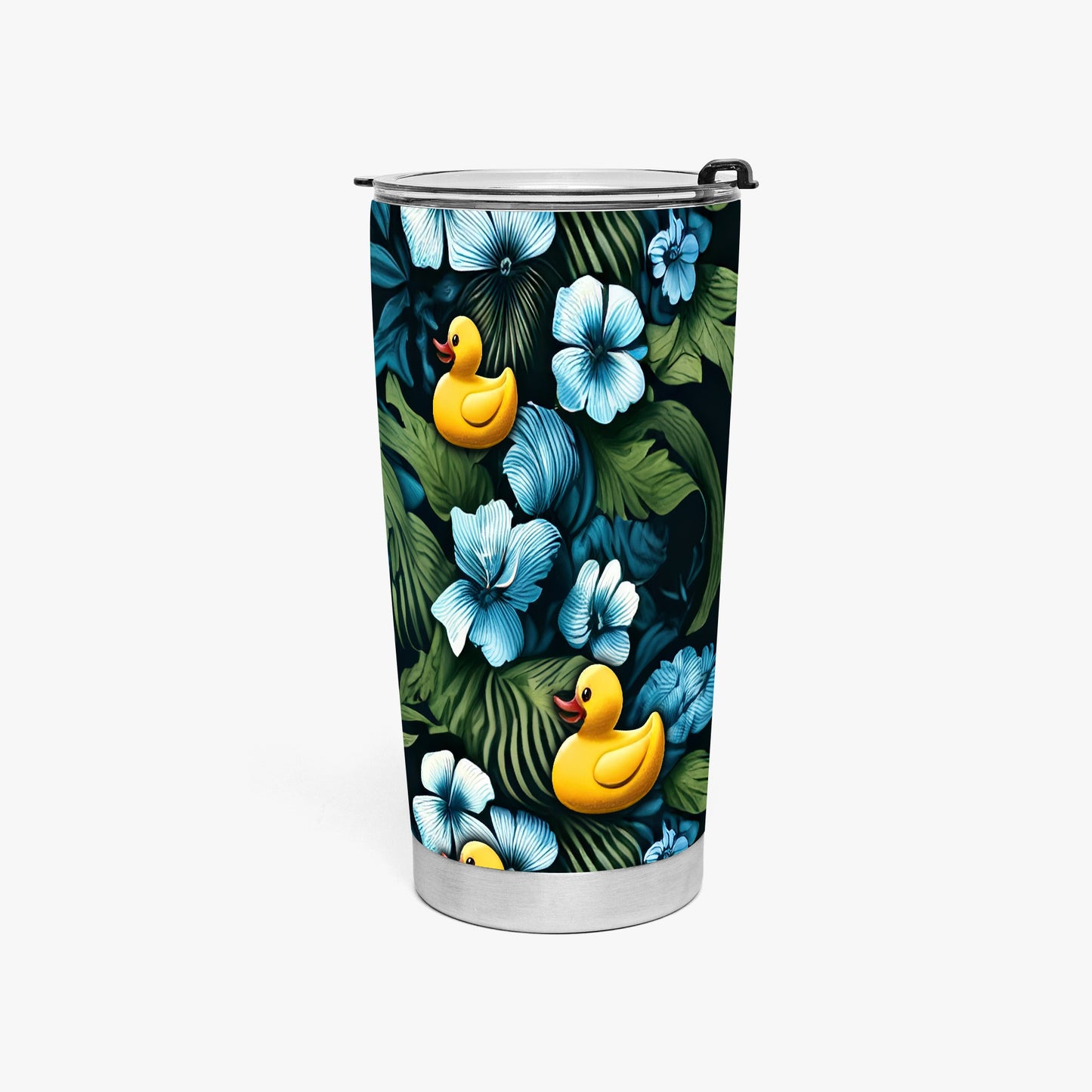 Ducky Royal Blue Hawaiian Stainless Steel Tumblers