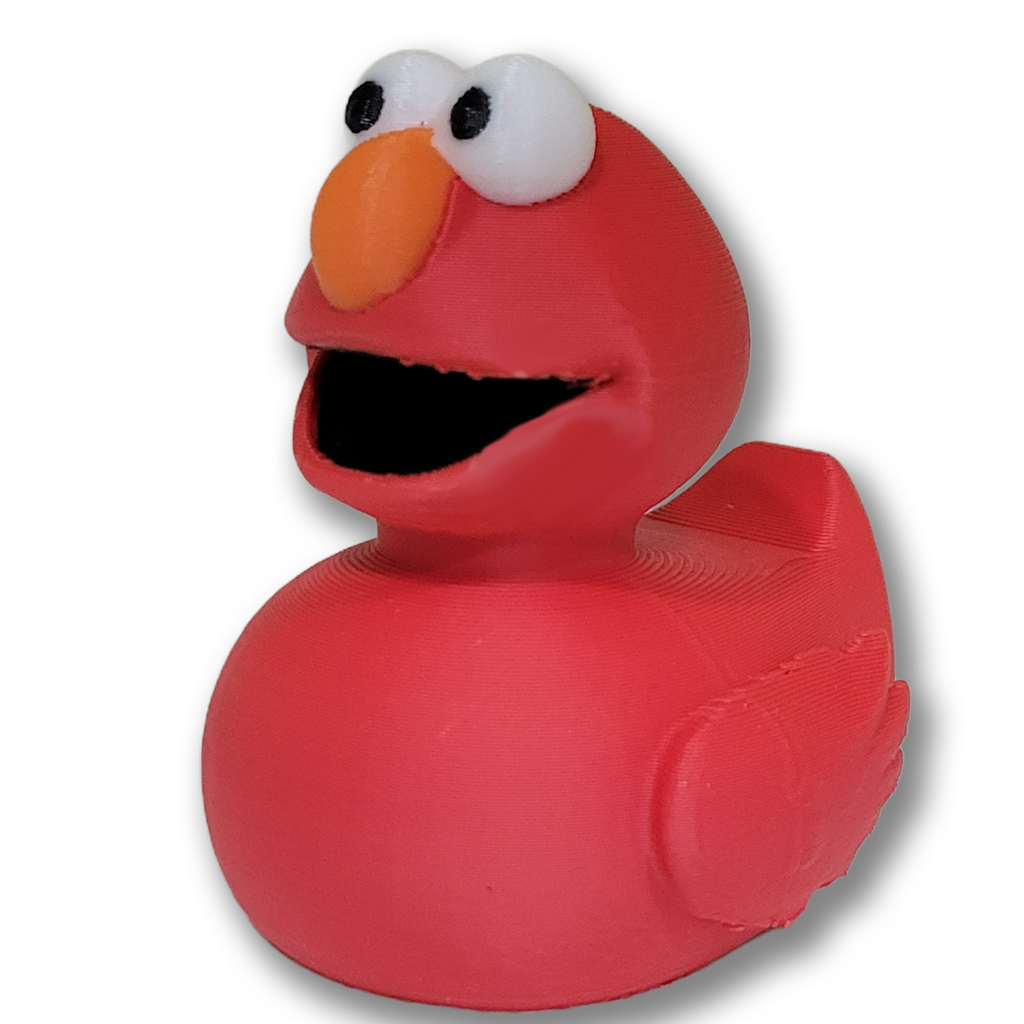 Tickle-Me Red Duck