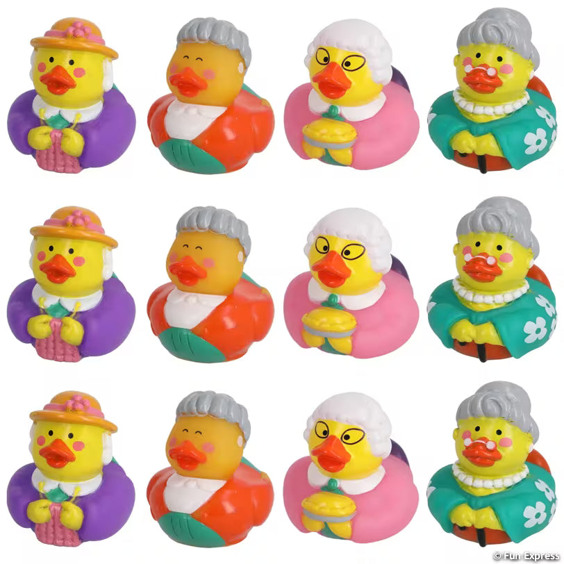 Grandma Character Rubber Ducks